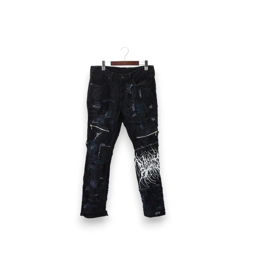 LEVIS CUSTOM CRUST BLACK JEANS Size-31 リーバイス カスタム クラスト デニム パンツ ジーンズ 大名店【中古】