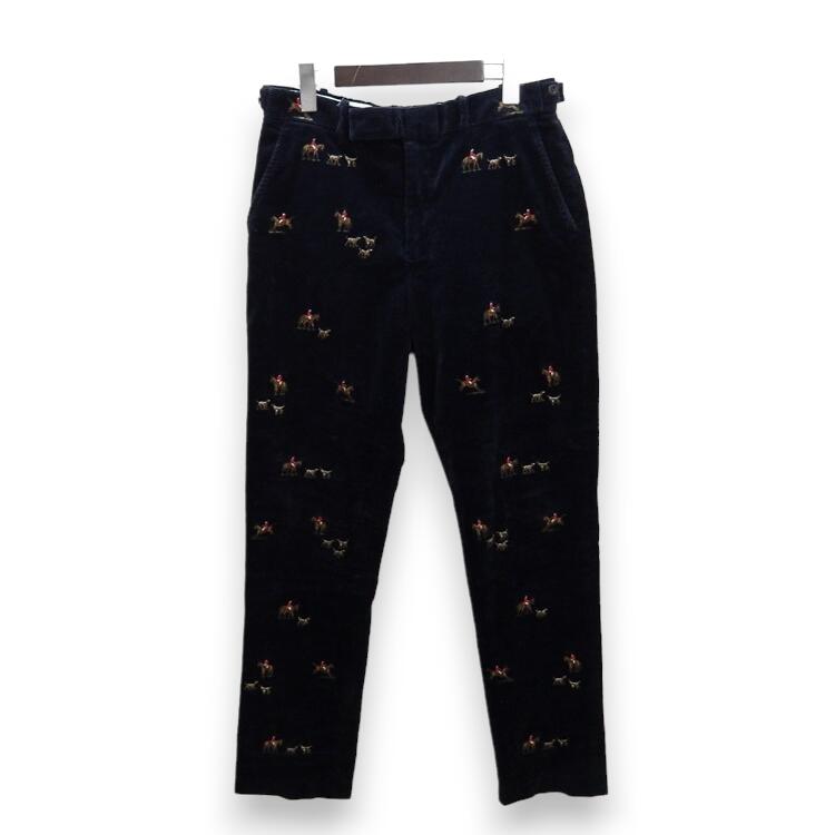 ポロ　ラルフローレン　アンドリューパンツ　ネイビー　コーデュロイ　W35 old Ralph Lauren ラルフ ローレン チノパン ANDREW PANT 2