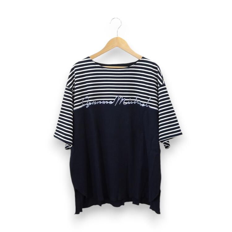 71 MICHAEL BORDER TEE NAVY Size-M ミシェル ボーダー Tシャツ 大名店【中古】