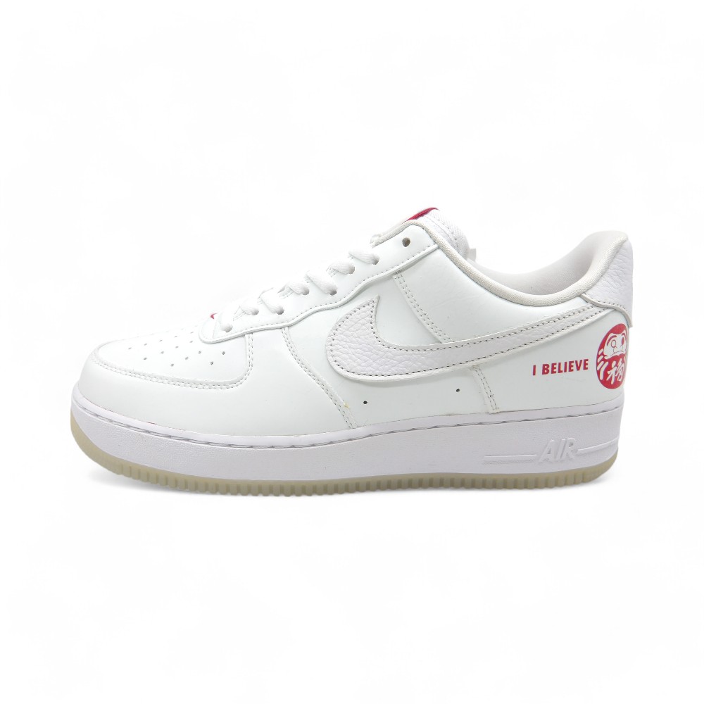 NIKE 2021 AIR FORCE1 LOW 07 PRM I BELIEVE DARUMA サイズ28.5cm DD9941-100 ナイキ エアフォース1ロー プレミアム アイビリーブダルマ 達磨 スニーカー 大名店【中古】｜union3 店