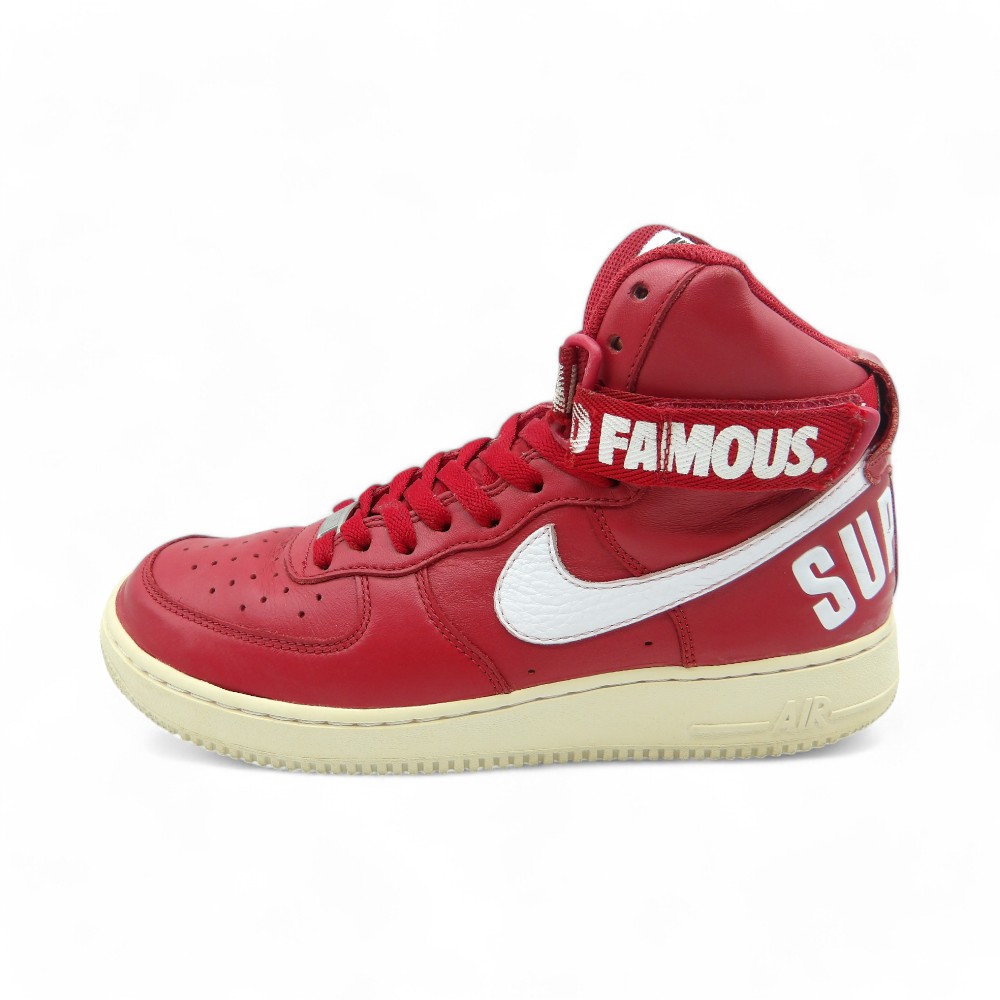 ナイキエアフォース1 supreme 美品 NIKE AIR FORCE 1 MID / SUPREME 