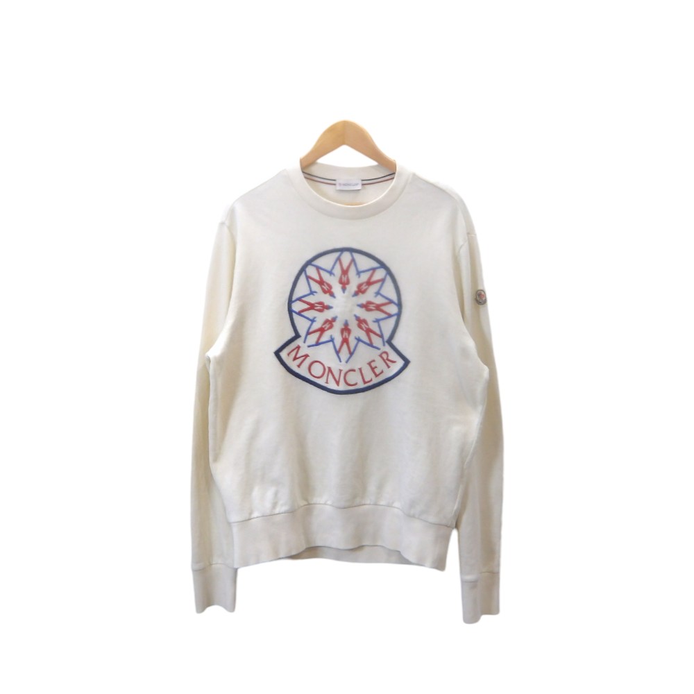 国内発送★MONCLER★ロゴ ジップスエットシャツ 国内送関税込】MONCLER☆ロゴ ジップアップシャツ