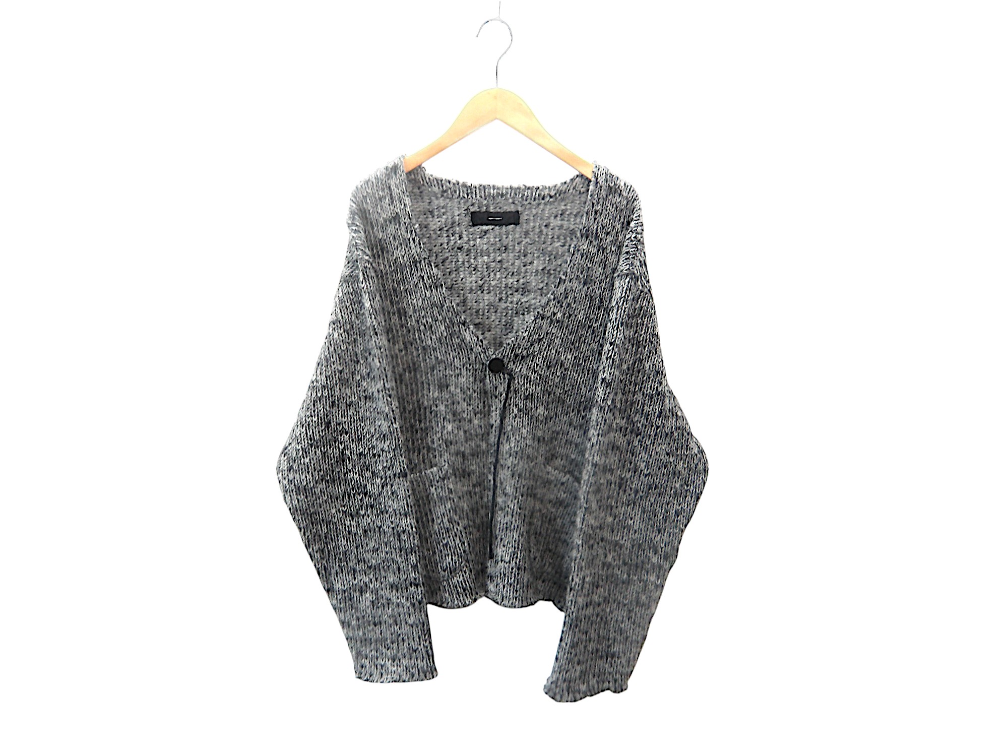 モヘア アーガイル カーディガン マインデニム 3-652-m0241_2.jpg