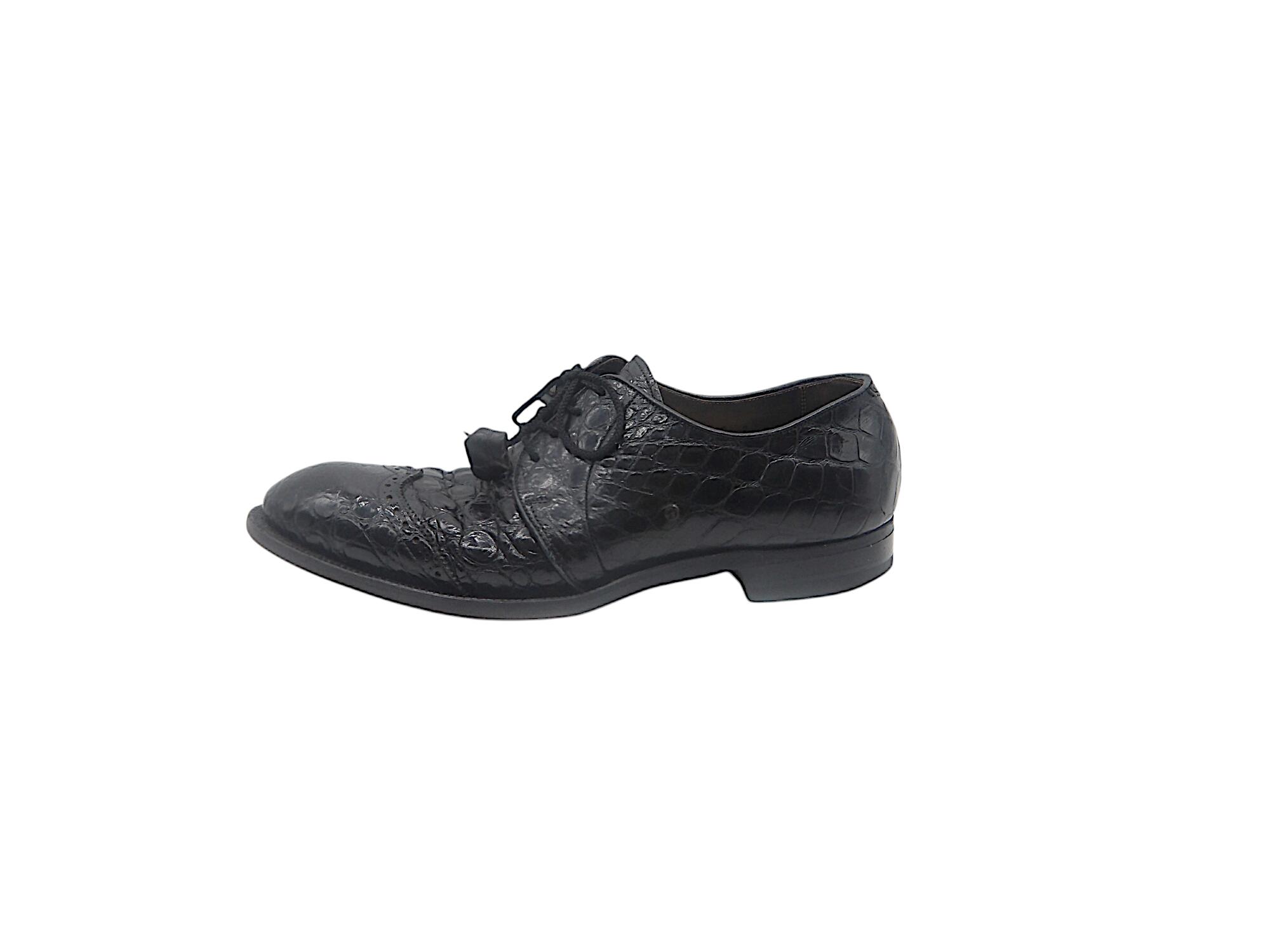 VINTAGE FOOT－JOY 70s ALLIGATOR SHOES サイズ27.5cm 箱無 ヴィンテージフット ジョイ セブンティーズ アリゲーター シューズ 大名店【中古】