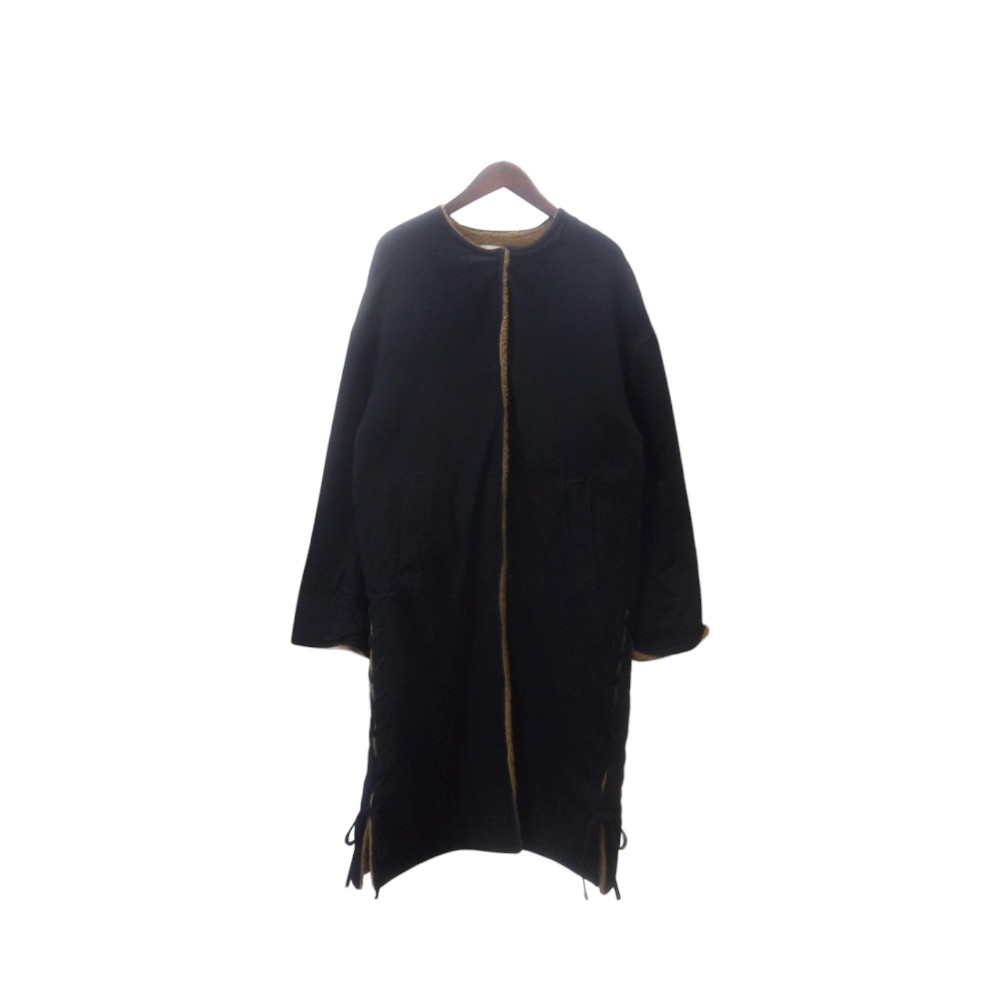 CONVERSE TOKYO&times;CLANE SIDE LACE UP BOA COAT FREESIZE A2888FC902 コンバース トーキョー&times;クラネ サイド レース アップ ボア コート 大名店【中古】｜union3 店