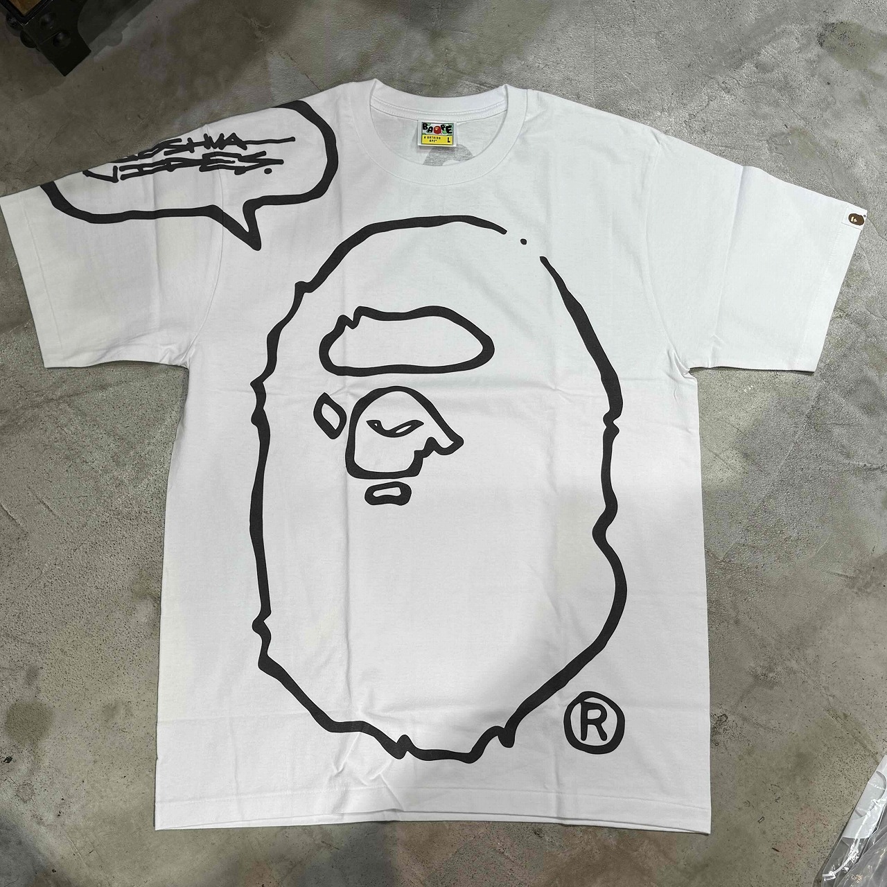 A BATHING APE 24ss JOSHUA VIBES APE HEAD TEE SIZE-L アベイシングエイプ エイプヘッド 半袖 Tシャツ BAPE 心斎橋店【中古】 17,325円