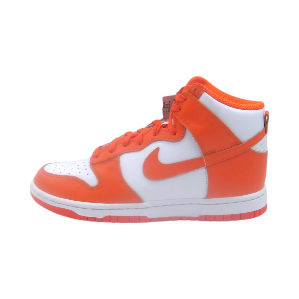 NKE 2021 WMNS DUNK HIGH ORANGE BLAZE サイズ24.0cm DD1869-100 箱有 ナイキ 2021 ウィメンズ ダンク ハイ オレンジ ブレイズ スニーカー 大名店【中古】｜union3 店