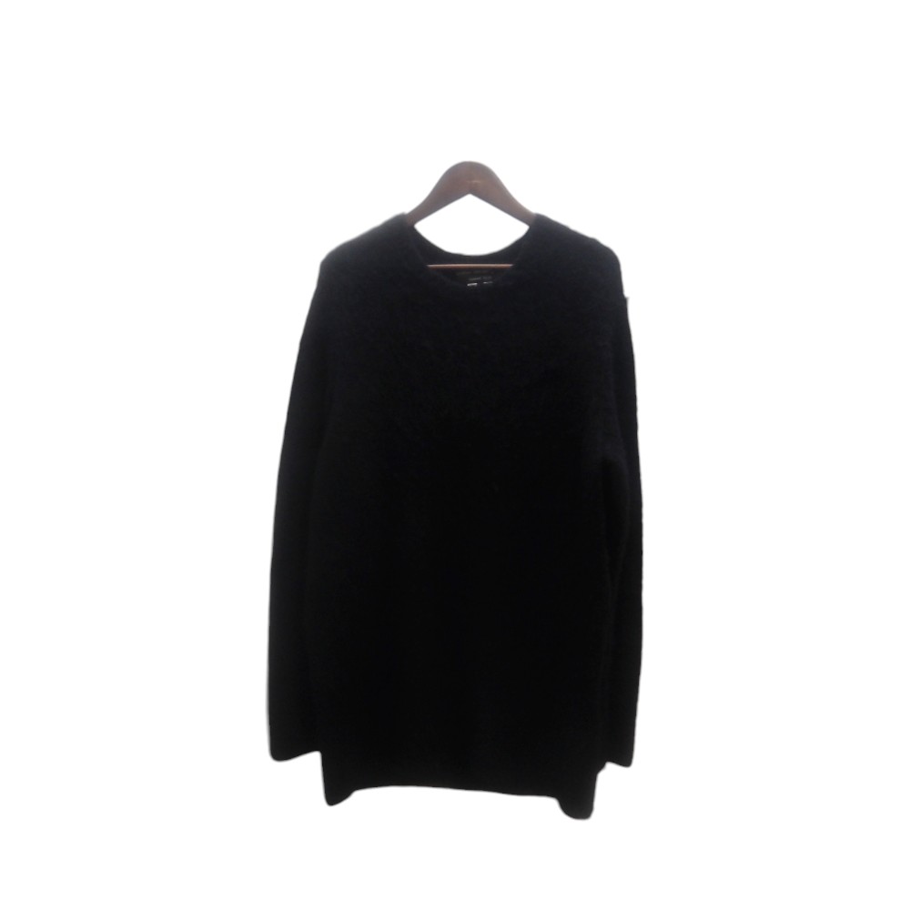 C.D GARCONS HOMME MOHAIR SWEATER BLACK 22aw ノマド期 PJ-N005 大きさL コム デ 給仕 オム モヘヤ スウェーター 編み物 スエーター 大名店【中古】