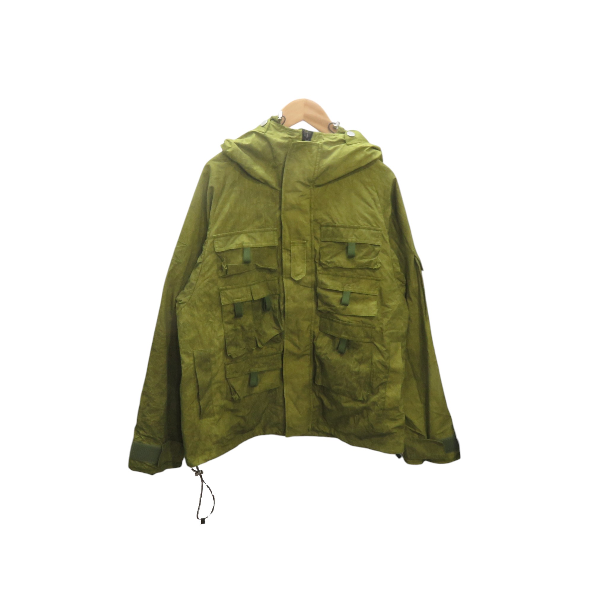 MLVINCE TACTICAL JACKET OLIVE サイズL メルヴィンス タクティカル ジャケット フーディー アウター 大名店【中古】