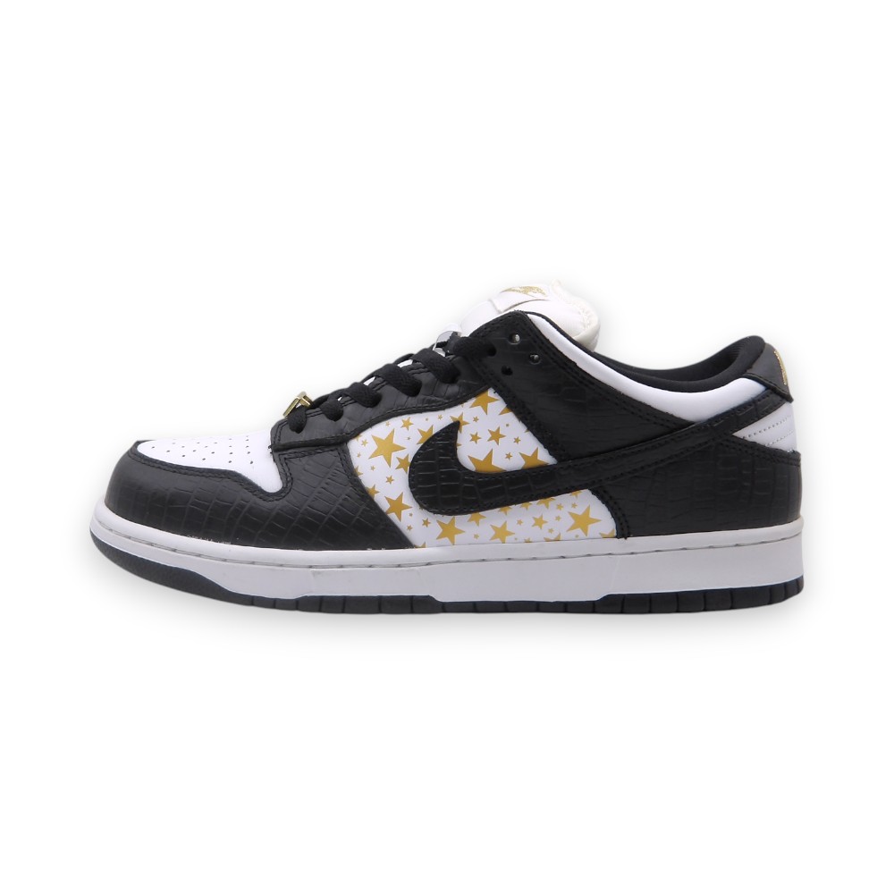 NIKE×Supreme 21ss DUNK LOW OG QS BLACK STAR サイズ27.5cm DH3228-102 箱有 ナイキ×シュプリーム 21ss ダンク ロー オージー クイックストライク ブラック スター スニーカー 大名店【中古】