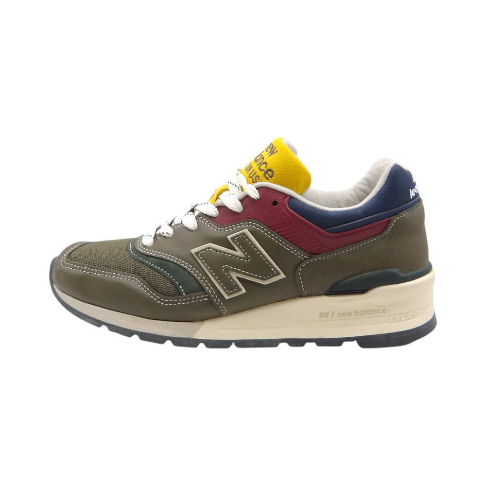 NEW BALANCE×AIME LEON DORE U997AIM DARK MOSS/ANGORA サイズ27.0cm 箱有 ニューバランス×エメ レオン ドレ スニーカー 大名店【中古】|union3 店