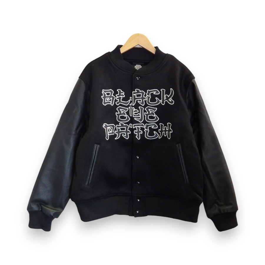 美品✨ブラックアイパッチ 漢字ロゴ バーシティジャケットXLブラック2024年製 imgrc0106867419.jpg