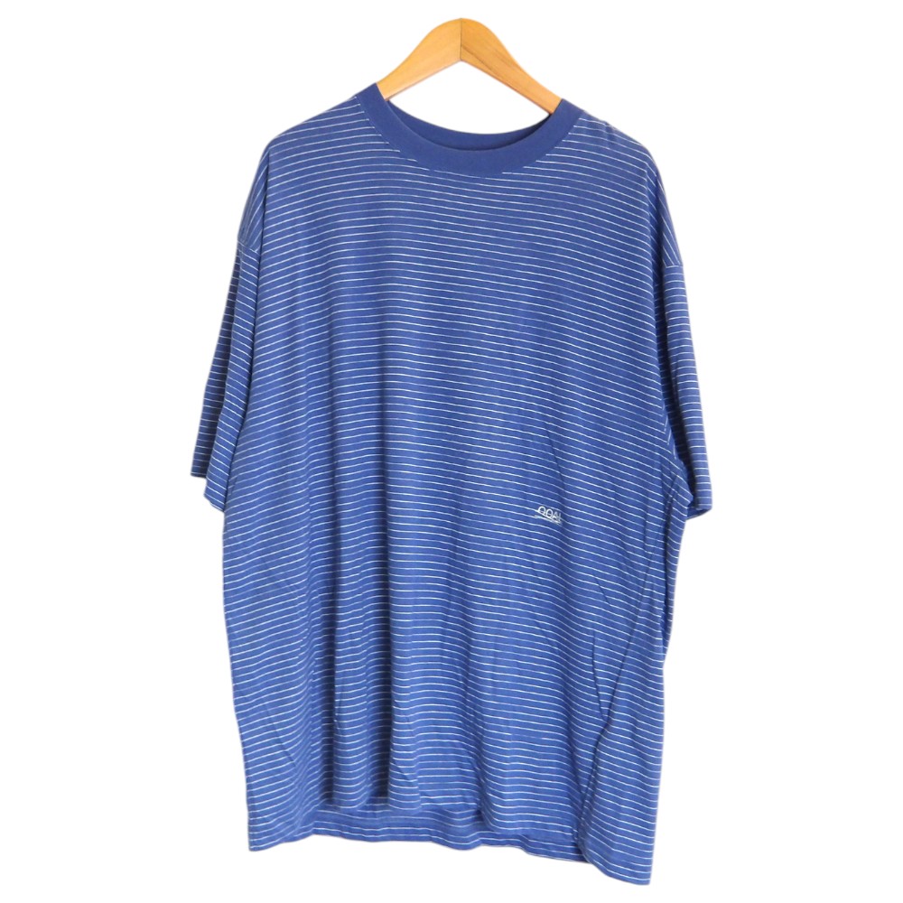 nanamica OOAL KODENSHI STRIPE TEE BLUE サイズL ナナミカ オーオーエーエル コーデンシ ストライプ Tシャツ 大名店【中古】 6,353円