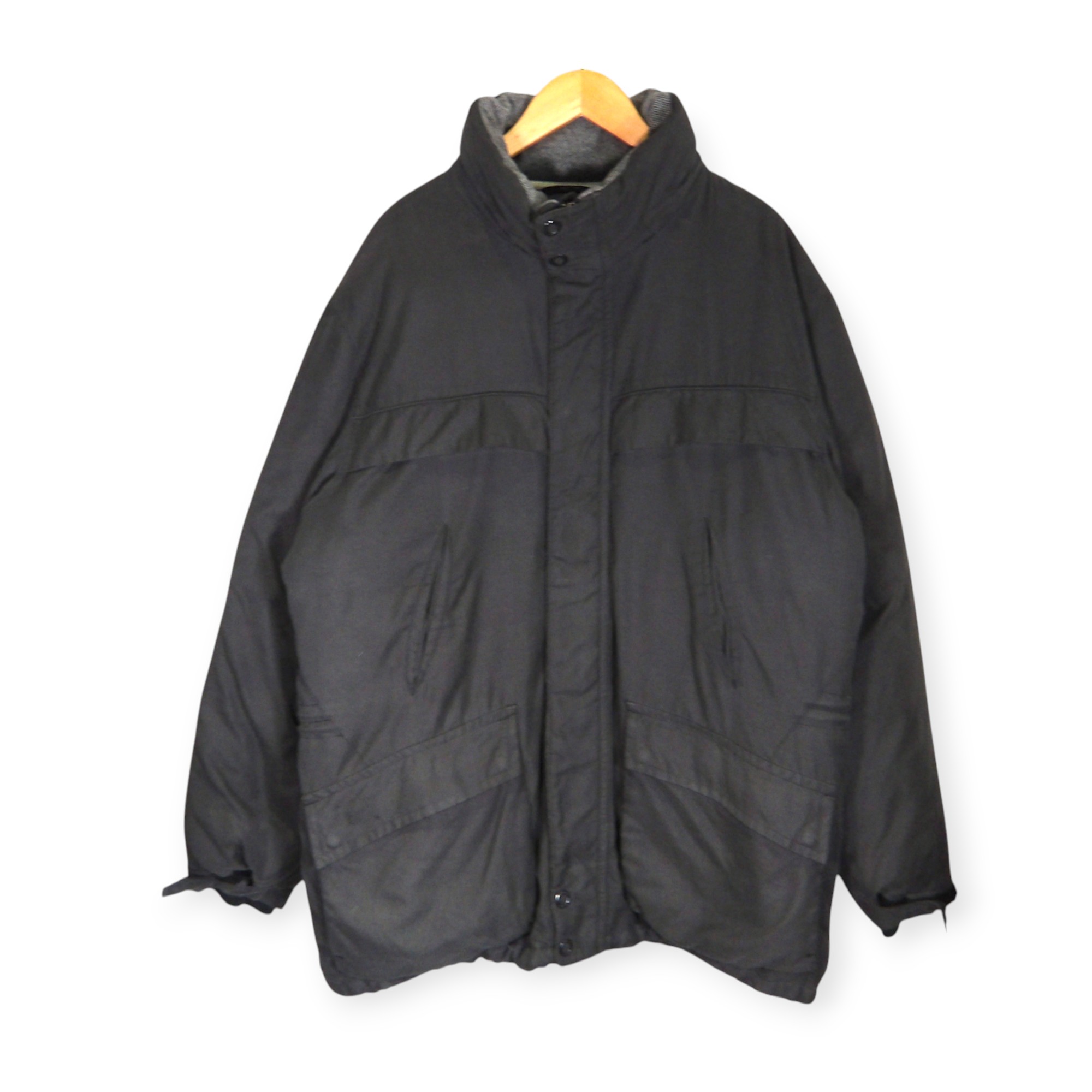 NAUTICA 00s DOWN JACKET BLACK サイズXL ノーティカ ダウン ジャケット アウター 大名店【中古】|union3 店