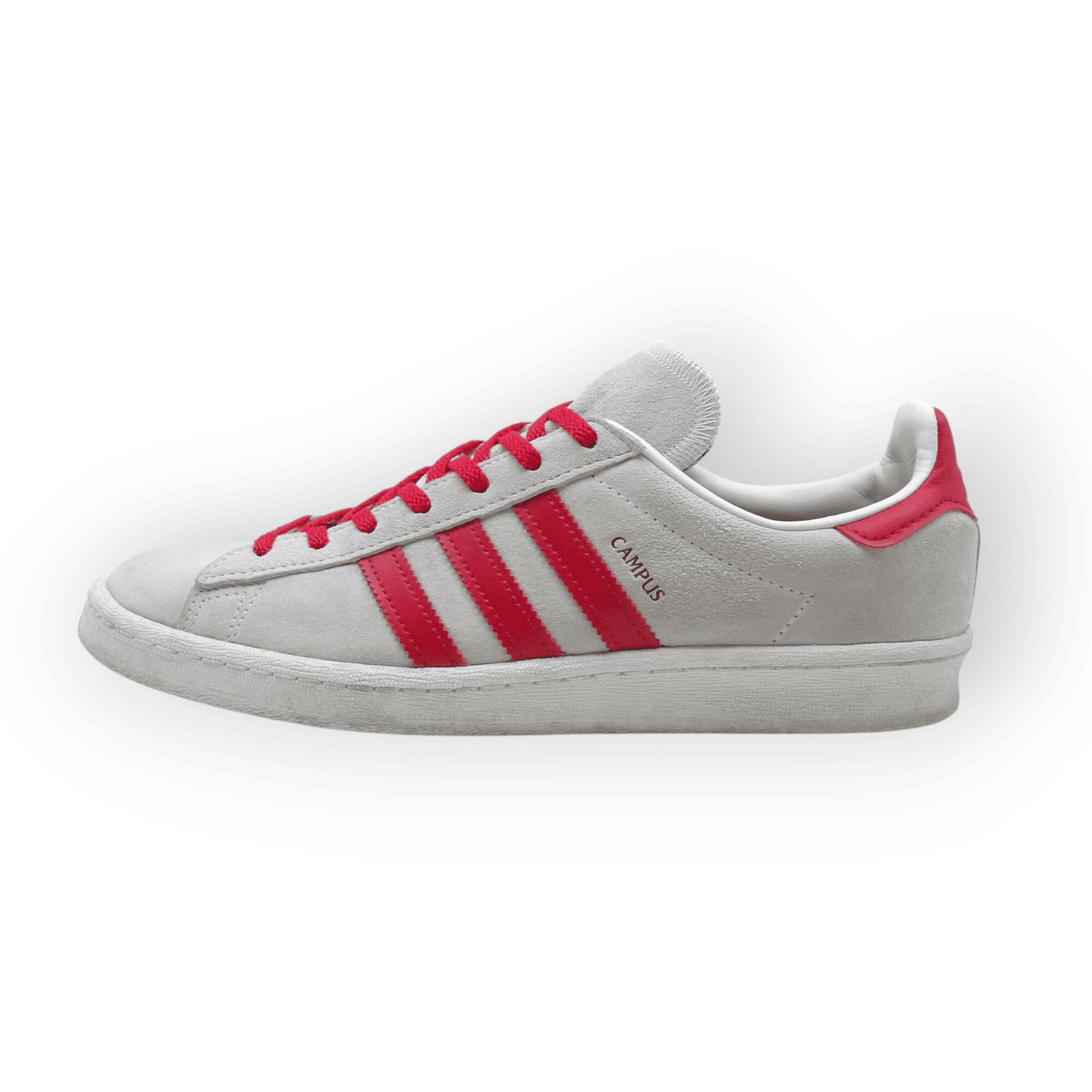 ADIDAS 80s CAMPUS OFFWHITE COLLEGE RED サイズ27.0cm GY4580 箱無 アディダス エイティーズ キャンパス オフホワイト カレッジレッド スニーカー 大名店【中古】