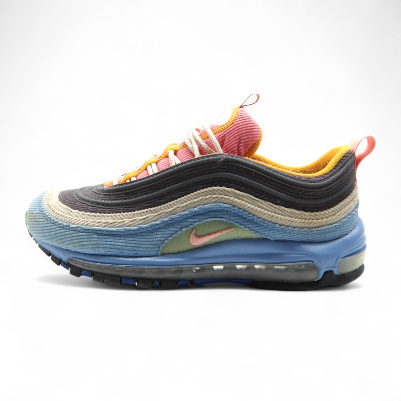 NIKE AIR MAX 97 CORDUROY PACK LIGHT BLUE サイズ27.0cm CQ7512-462 箱有 ナイキ エアマックス 97 コーデュロイ パックライトブルー スニーカー 大名店【中古】