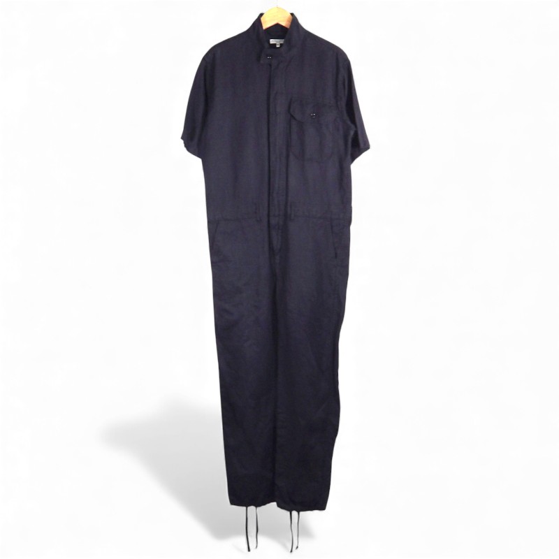 ENGINEERED GARMENTS RACING SUIT S/S NAVY サイズXS エンジニアドガーメンツ レーシング スーツ ショートスリーブ ツナギ オールインワン 大名店【中古】