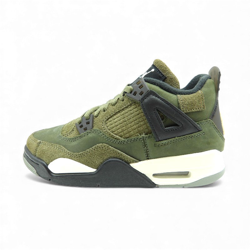 NIKE 2023 AIR JORDAN 4 RETRO SE CRAFT OLIVE サイズ23.5cm FB9928-200 箱有 ナイキ エアジョーダン4 レトロ クラフト スニーカー 大名店【中古】