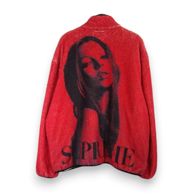 楽天市場】SUPREME 24aw Kate Moss Fleece Jacket Red サイズXL