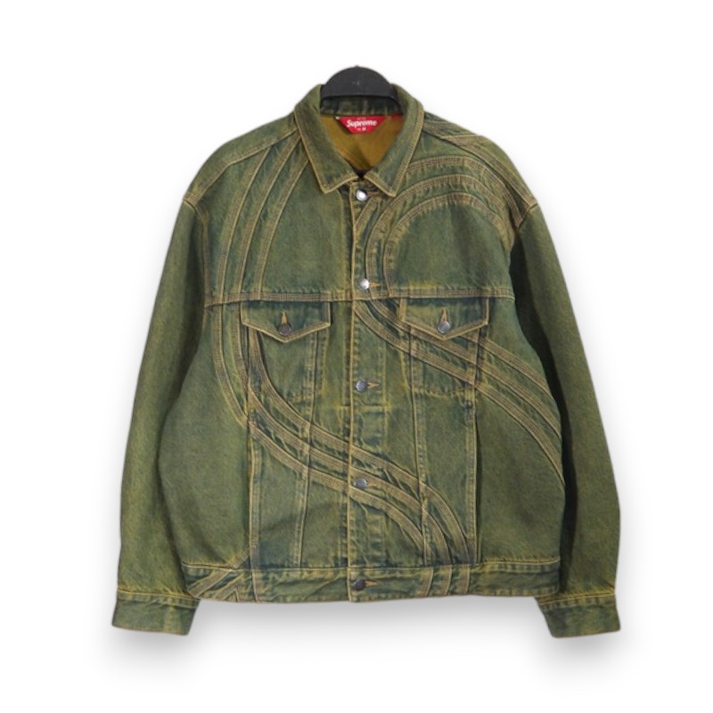 楽天市場】Supreme 25aw Distressed Selvedge Trucker Jacket Washed