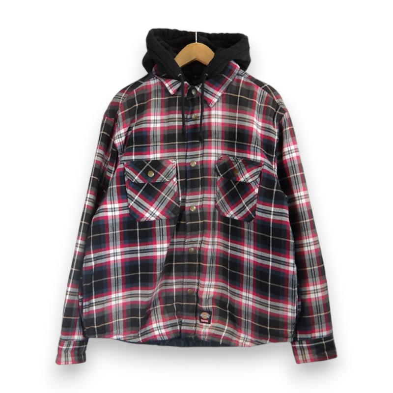 SUPREME 25aw Dickies Lined Zip Up Hooded Flannel Shirt 大きさM シュプリーム ディッキーズ ラインド ジップアップ フーデッド 綿ネルプルオーバー 大名店【中古】