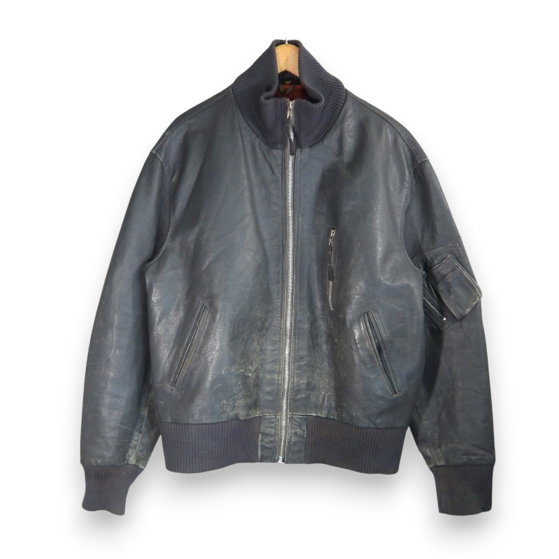 楽天市場】【中古】【古着】 ドイツ軍 レザー フライトジャケット L