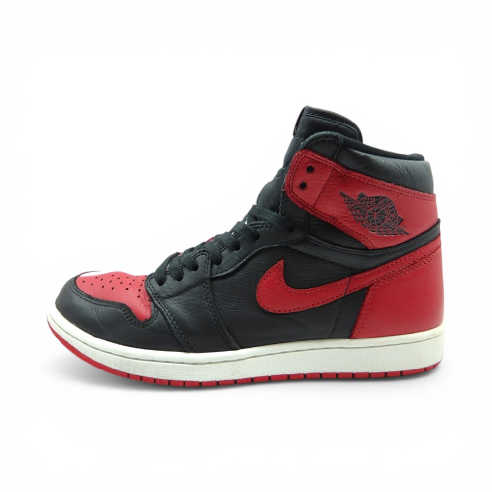 NIKE 2018 AIR JORDAN1 RETRO HIGH OG NRG HOMAGE TO HOME サイズ28.5cm 861428-061 箱有 ナイキ エアジョーダン1 レトロハイオージー オマージュトゥホーム スニーカー 大名店【中古】