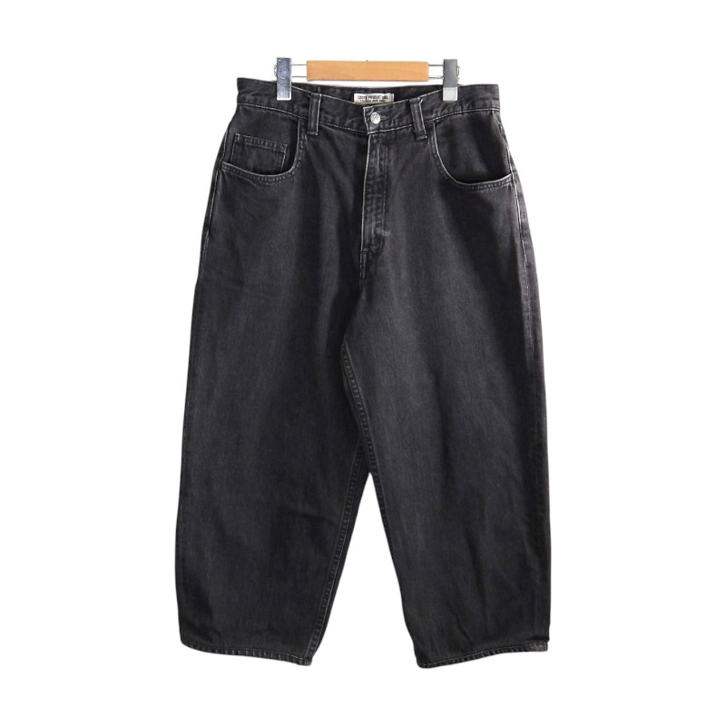 COOTIE 25ss 5POCKET DENIM BAGGY PANTS BLACK サイズS CTE-25S105 クーティー 5ポケット デニム バギー パンツ ボトムス 大名店【中古】