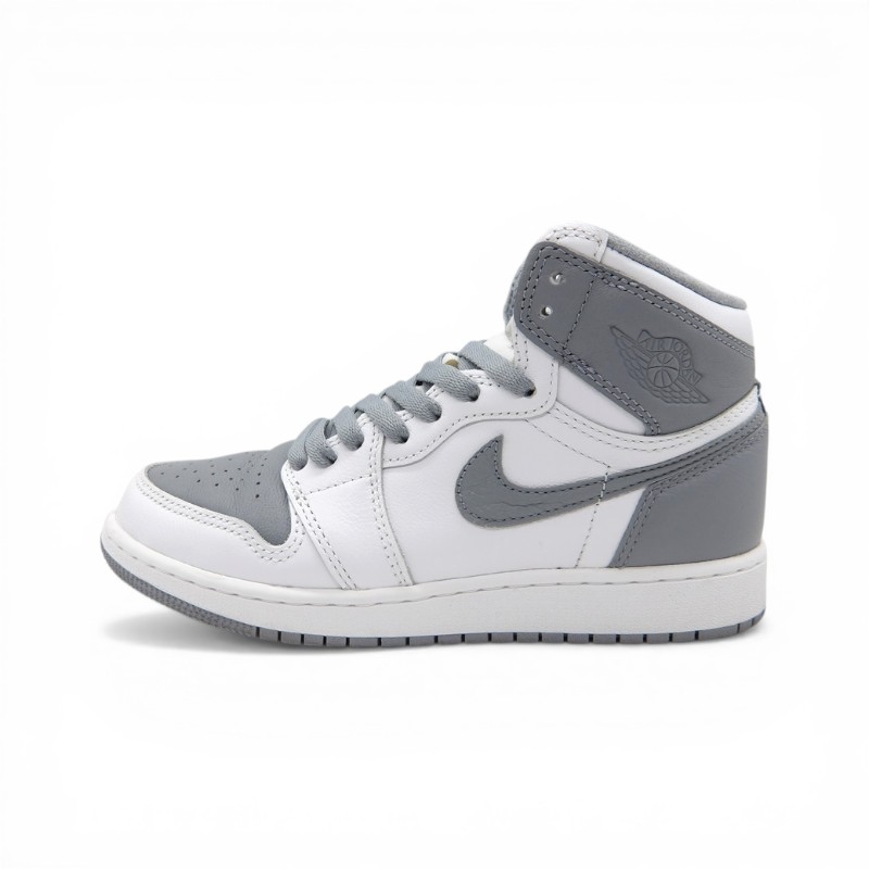 NIKE 2022 GS AIR JORDAN1 HIGH OG STEALTH サイズ23.5cm 575441-037 箱有 ナイキ グレードスクール エアジョーダン1 ハイオージー ステルス スニーカー 大名店【中古】