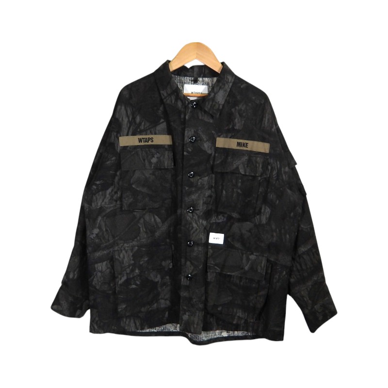 WTAPS 20ss JUNGLE LS RIPSTOP CAMO サイズ2 192WVDT-SHM01S ダブルタップス ジャングル ロングスリーブ リップストップ カモ トップス シャツ 大名店【中古】