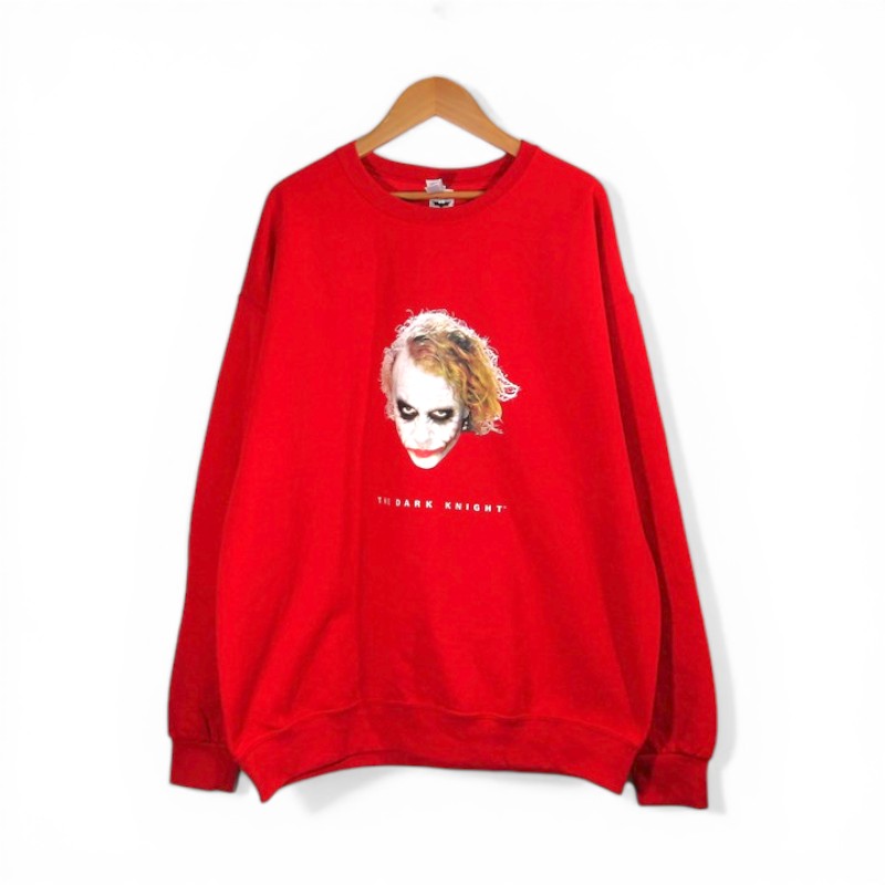 WACKO MARIA 25aw THE DARK KNIGHT TRILOGY CREW NECK SWEAT SHIRT TYPE-2 RED サイズXL ワコマリア ザダークナイト トリロジー クルーネック スウェット ライプ2 大名店【中古】｜union3 店