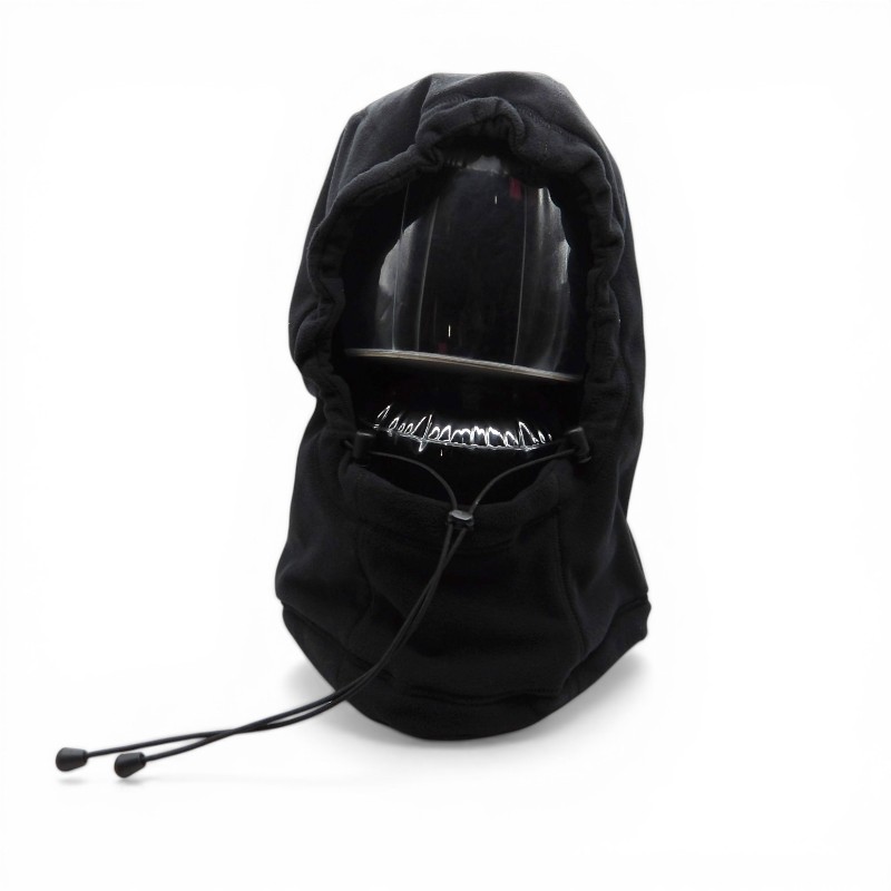 COMME des GARCONS 25aw ESTER FLEECEHOODED WARMAER BLACK HP-K401 コムデ給仕 復活祭 フー貸しさげる フーデッド ウォーマー バラクラバ 大名店【中古】
