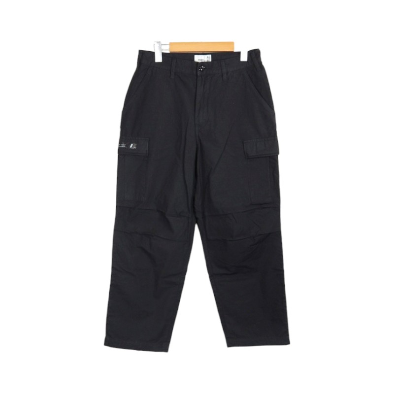 WTAPS 25ss MILT9602 TROUSERS RIPSTOP BLACK サイズ1 251WVDT-PTM02 ダブルタップス エムアイエルティー9602 リップストップ カーゴパンツ 大名店【中古】｜union3 店
