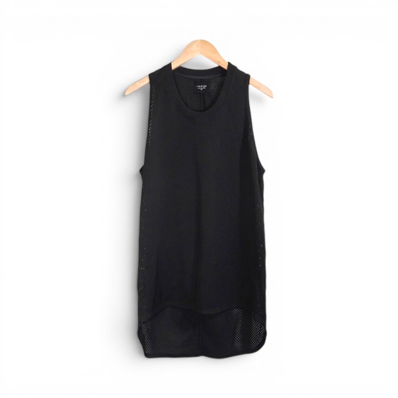 FEAR OF GOD FIFTH COLLECTION MESH TANK TOP BLACK 大きさS フィアオブゴッド フィフスコレクション メッシュ ロング 貯蔵タンクいの一番 大名店【中古】