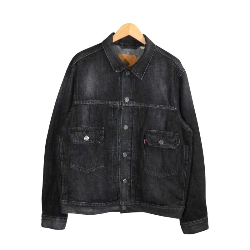 LEVI PREMIUM 2nd TYPE DENIM JACKET BIOTOP別注 BLACK サイズM 0040Q-0000 リーバイス プレミアム セカンド タイプ デニム ジャケット ビオトープ アウター 大名店【中古】