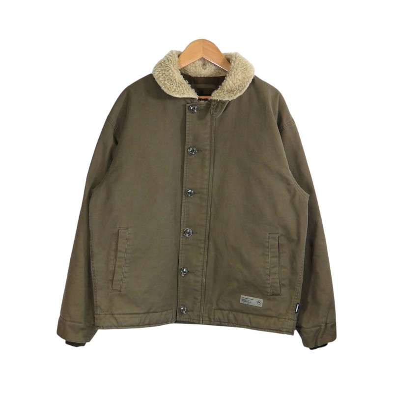 NIEGHBORHOOD 25aw N-1 DECK JACKET OLIVE 大きさM 252SZNH-JKM01 ネイバーフッド エヌワン 甲板 上衣 アウター 大名店【中古】