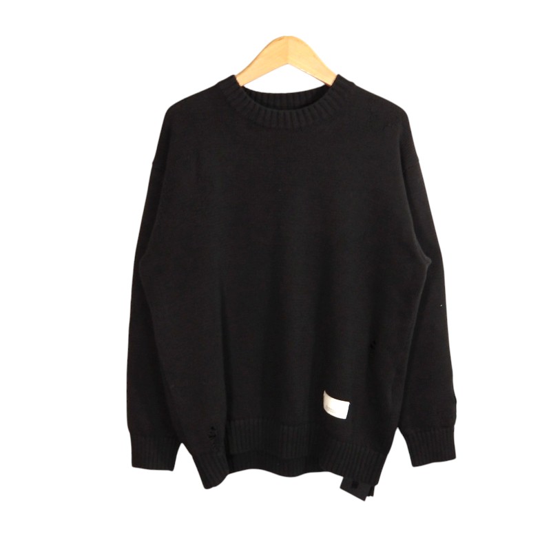 NEIGHBORHOOD 26ss SAVAGE CREWNECK SWEATER 大きさM 261FUNH-KNM01 ネイバーフッド サベージ 労働者の一団素っ首 スウェーター トップス 編み物 大名店【中古】