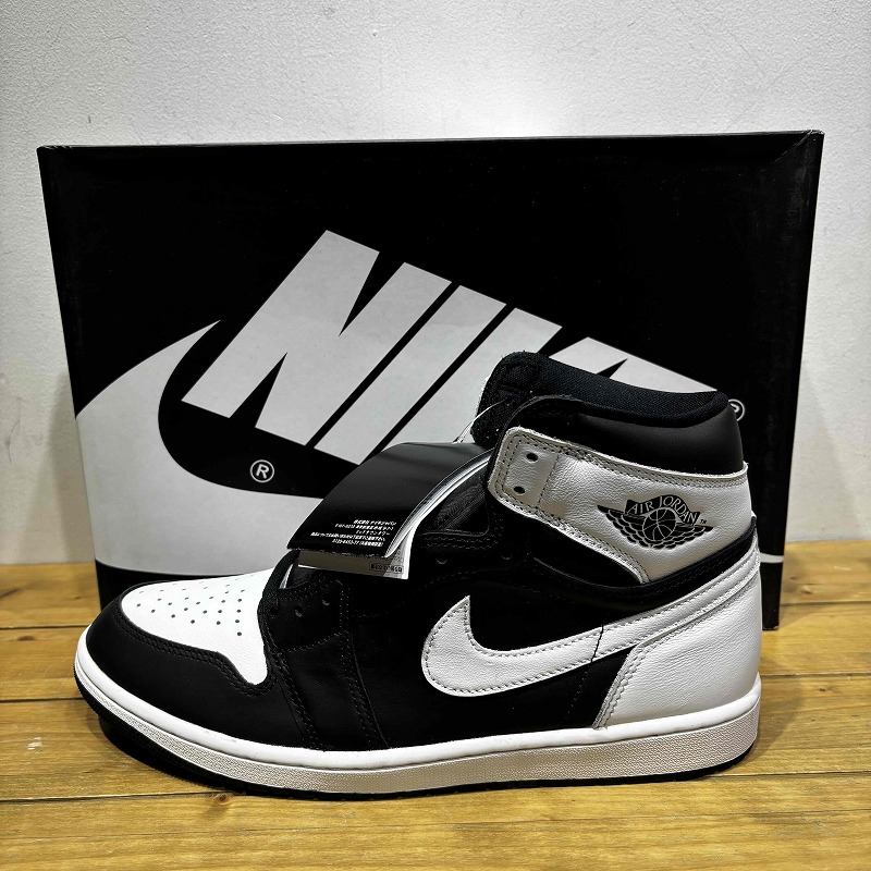 NIKE 2024 AIR JORDAN 1 RETRO HIGH OG BLACK/WHITE 29.0cm DZ5485-010 ナイキ エアジョーダン1レトロハイオージー ブラックホワイト スニーカー 心斎橋店【中古】｜union3 店