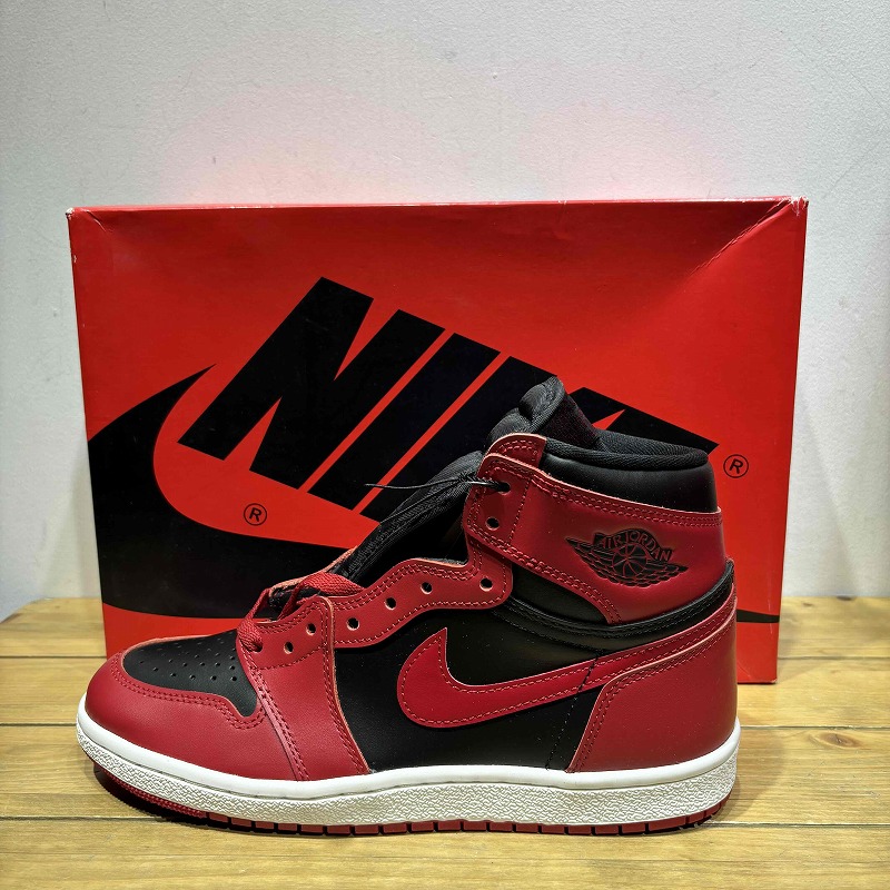 NIKE 2020 AIR JORDAN 1 HIGH 85 VARSITY RED 26.5糎 BQ4422-600 ナイキ エアジョーダンワンハイ バーシティレッド スニーカー 心斎橋店【中古】