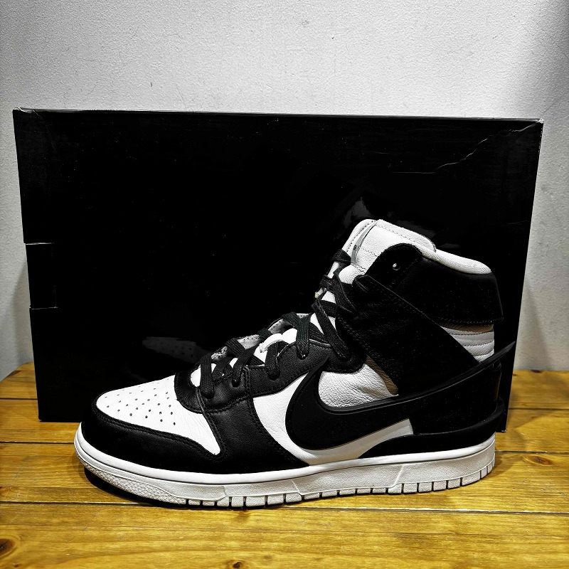 NIKE AMBUSH DUNK HI BLACK/WHITE 28糎 CU7544-001 ナイキ アンブッシュ ダンクハイ スニーカー 黒いこと/白いこと 心斎橋店【中古】
