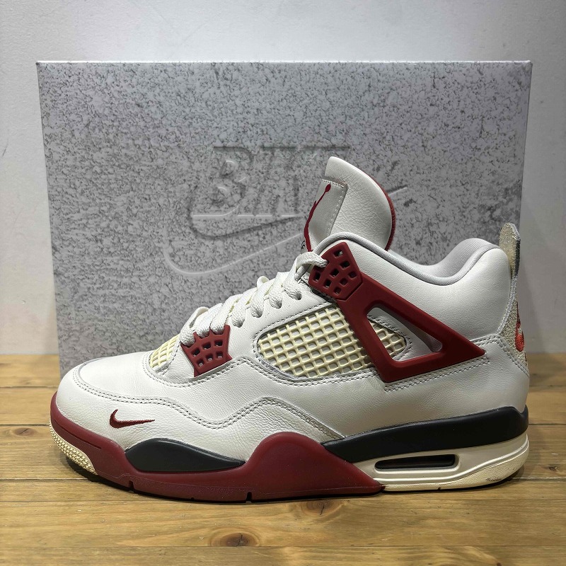 NIKE 2026 NIGEL SYLVESTER AIR JORDAN 4 RETRO 26.5糎 IQ8055-100 ナイキ ナイジェルシルベスター エアジョーダン4レトロ 食麺麭 スニーカー 心斎橋店【中古】