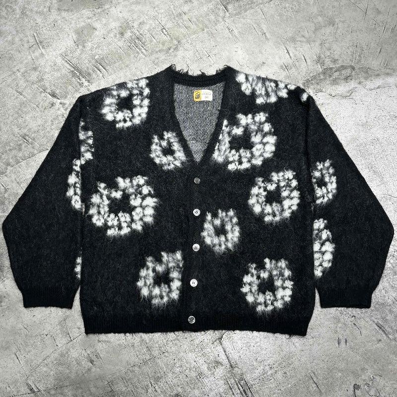 SAINT Mxxxxxx Denim Tears DT_Mh Cardigan_CT Wreath SIZE-XL SM-YS1-0000-C50 仙マイケル デニムティアーズ ジレー 心斎橋店【中古】