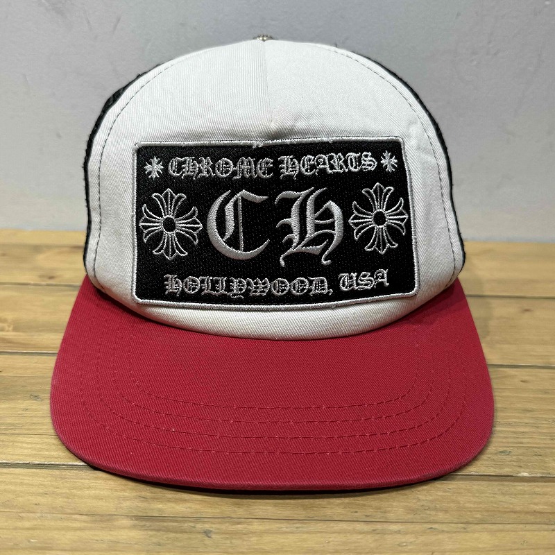 CHROME HEARTS HOLLYWOOD USA TRUCKER CAP クロムハーツ トラッカーメッシュキャップ CAP 心斎橋店【中古】｜union3 店