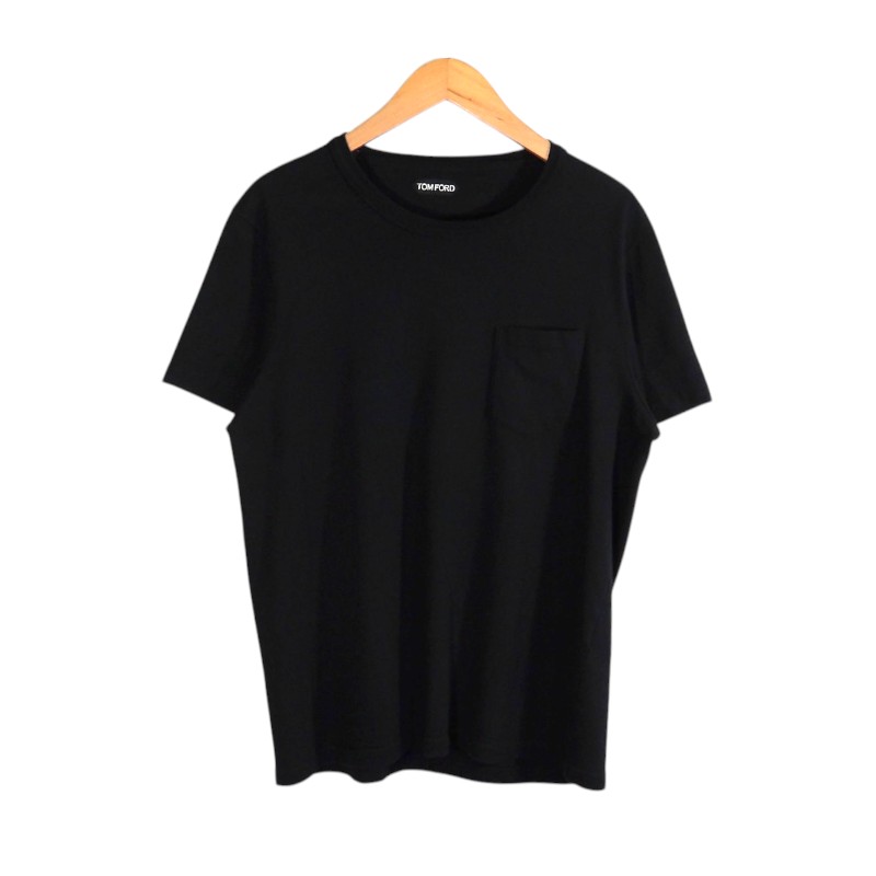 TOM FORD MAGLIETTA T SHIRT BLACK サイズ50 TFJ902 トムフォード マグリエッタ Tシャツ トップス 大名店【中古】｜union3 店