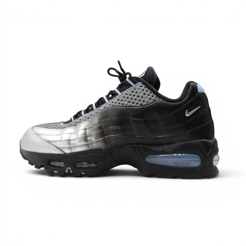 PALACE 26ss NIKE AIR MAX 95 BIGBUBBLE METALIC SILVER サイズ27.0cm IQ7708-095 箱無し パレス ナイキ エアマックス95 ビッグバブル スニーカー 大名店【中古】|union3 店