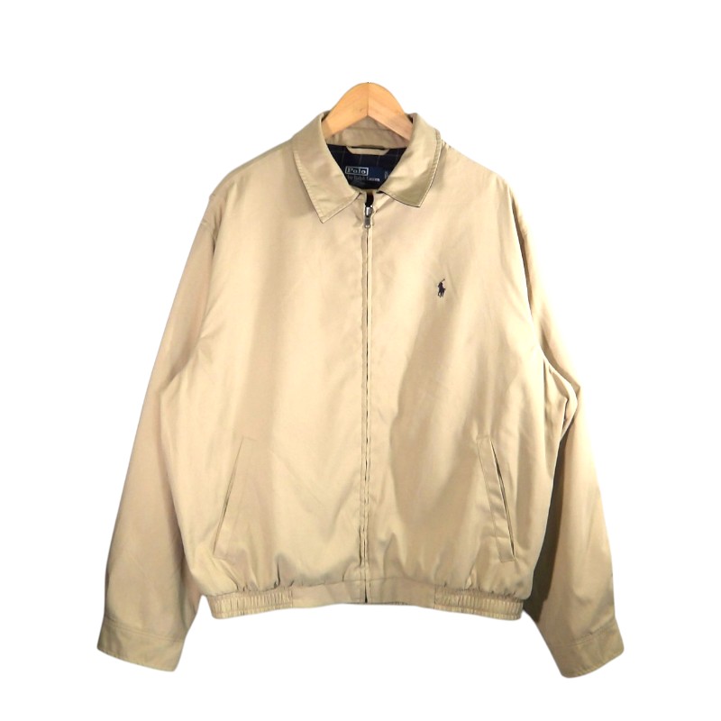 POLO BY RALPH LAUNREN SWING TOP JACKET BEIGE サイズL ポロバイラルフローレン スウィング トップ ジャケットアウター 大名店【中古】|union3 店