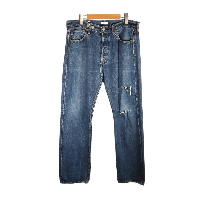 BASICKS (CHRISTIAN DADA) LEVI'S HEART POCKET DAMAGE DENIM サイズM ベイシックス クリスチャンダダ リーバイス ハート ポケット ダメージデニム パンツ 大名店【中古】|union3 店
