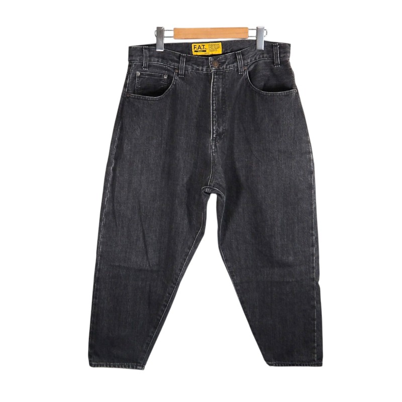FAT 24aw 247 FADER JEANS BLACK サイズSKINNY F32420-PN01 エフエーティー フェーダー ジーンズ デニム パンツ ボトムス 大名店【中古】｜union3 店