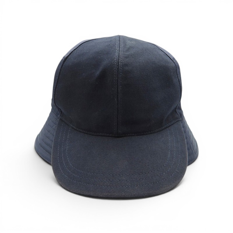 PRADA RE-NYLON VISOR BUCKET HAT NAVY サイズXL 2HC281 2D0V プラダ リナイロン バイザー バケットハット 大名店【中古】|union3 店