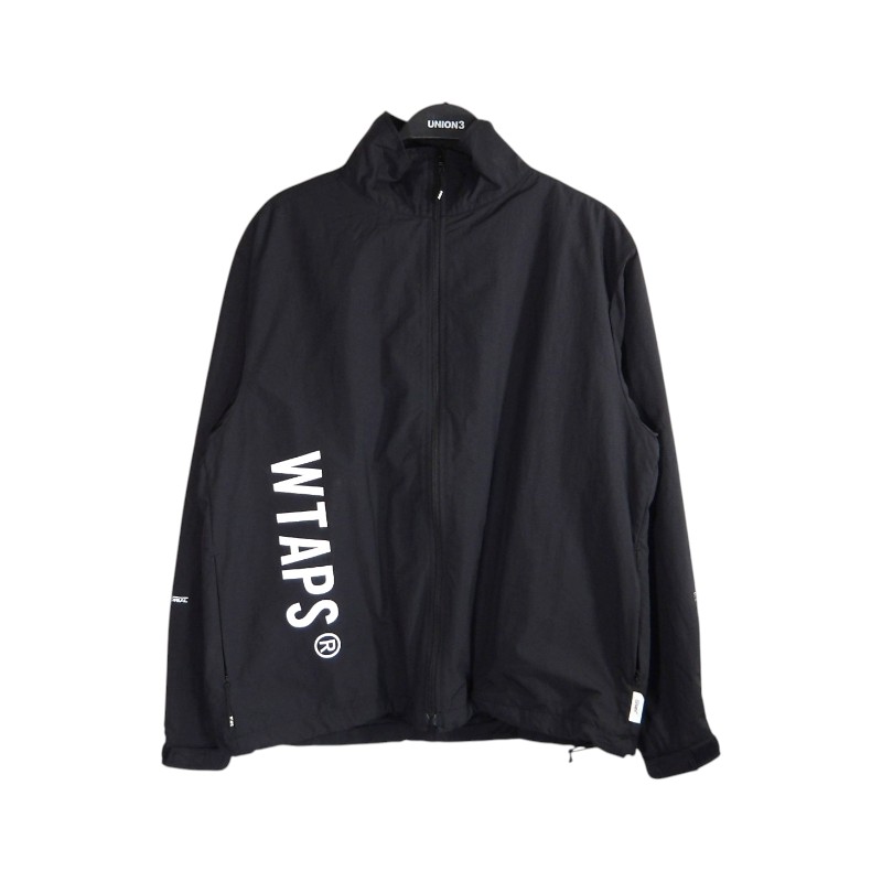 WTAPS 25aw TRACK JACKET NYLON BLACK サイズ1 252CWDT-JKM03 ダブルタップス トラック ジャケット ナイロン アウター 大名店【中古】｜union3 店